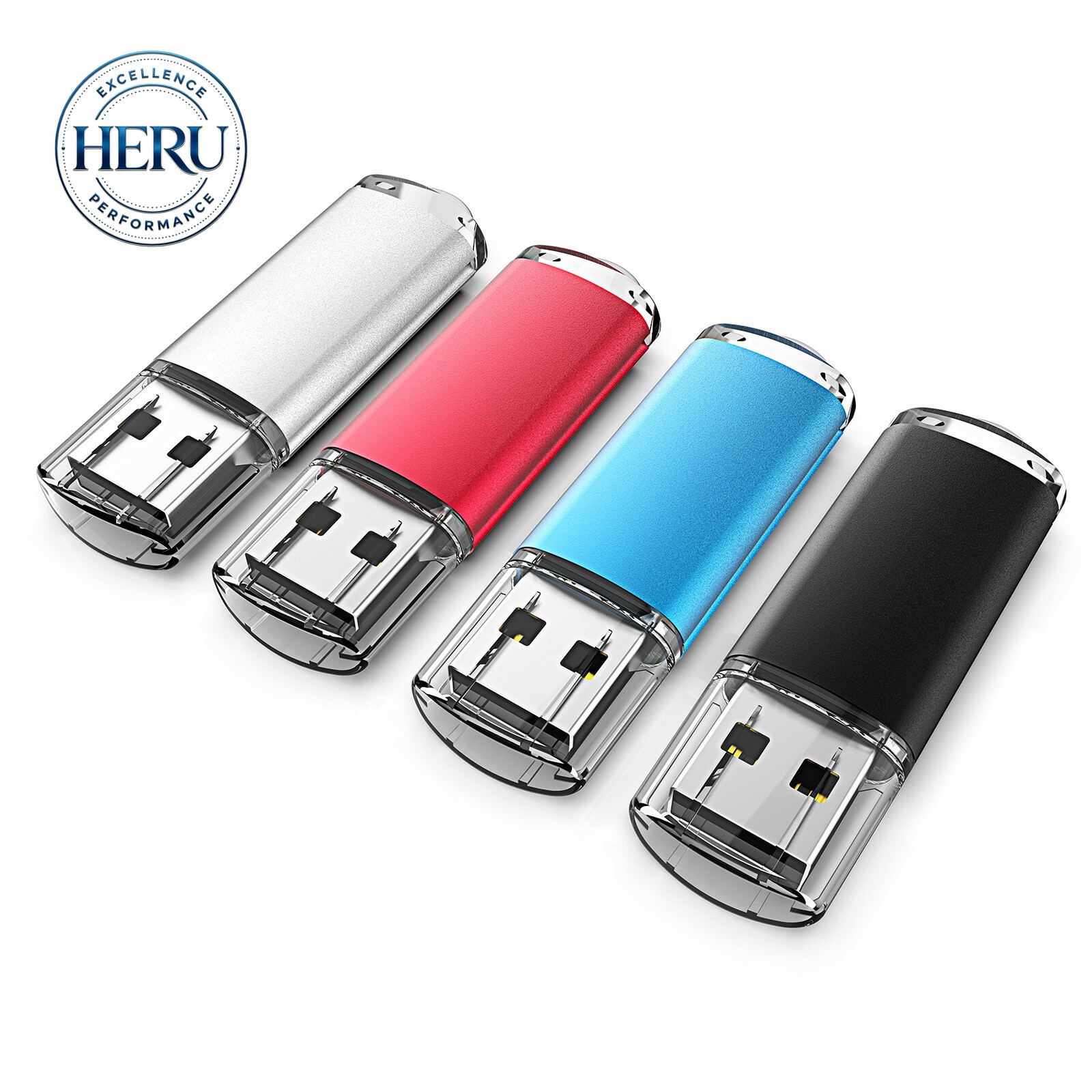 4 Pack 16GB USB 2.0 Flash Drive Memory Stick Thumb Drive Pen Drive Storage.