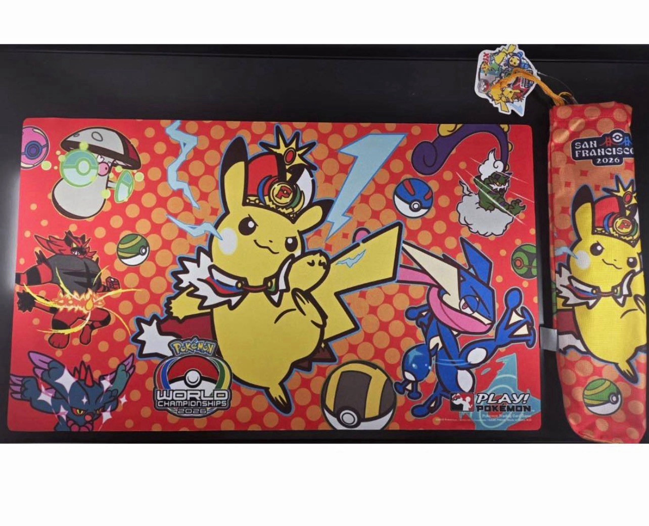 Pokémon World championship 2026 Pokemon center exclusive Playmat new sealed