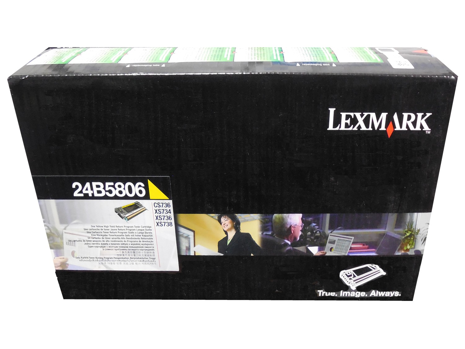 Lexmark 24B5806 Yellow High Yield Toner Cartridge