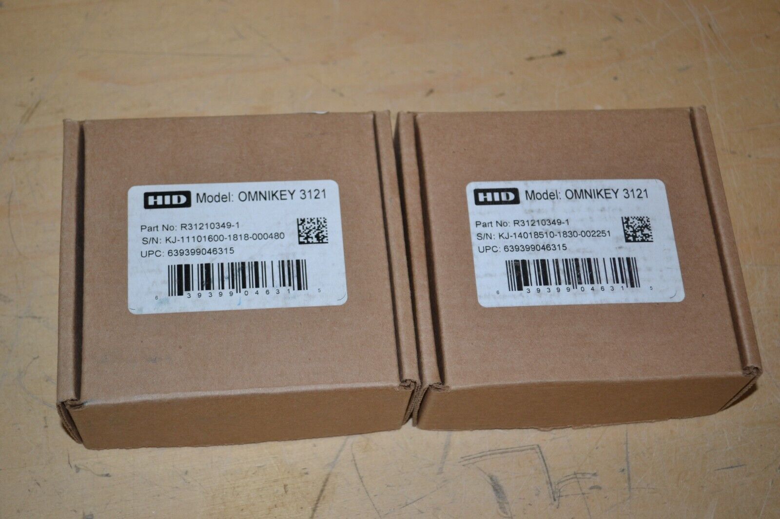 Lot of 2 HID OMNIKEY 3121 R31210249-1 USB GRAY SMART CARD READER (New Open) ~ z