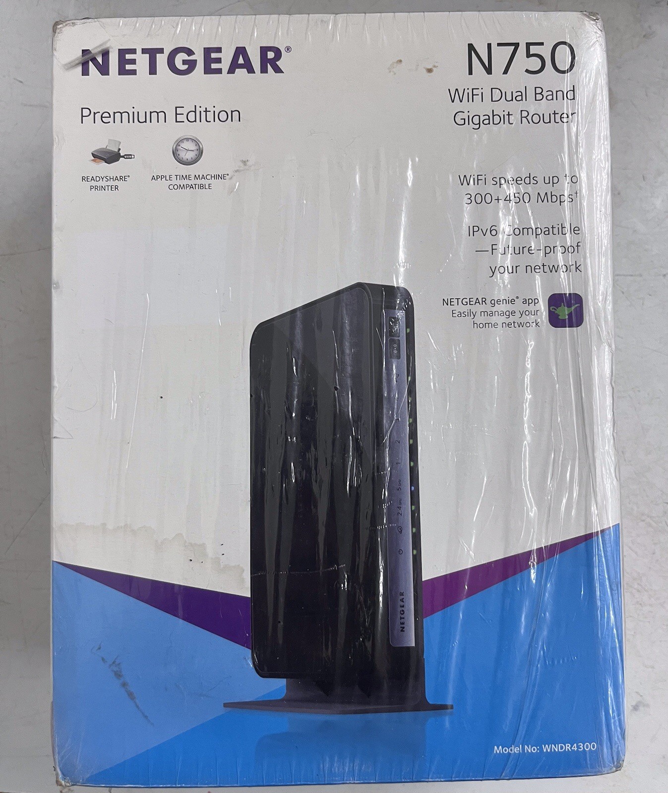 Netgear N750 Wi-Fi Dual Band Gigabit Router Brand New In Box