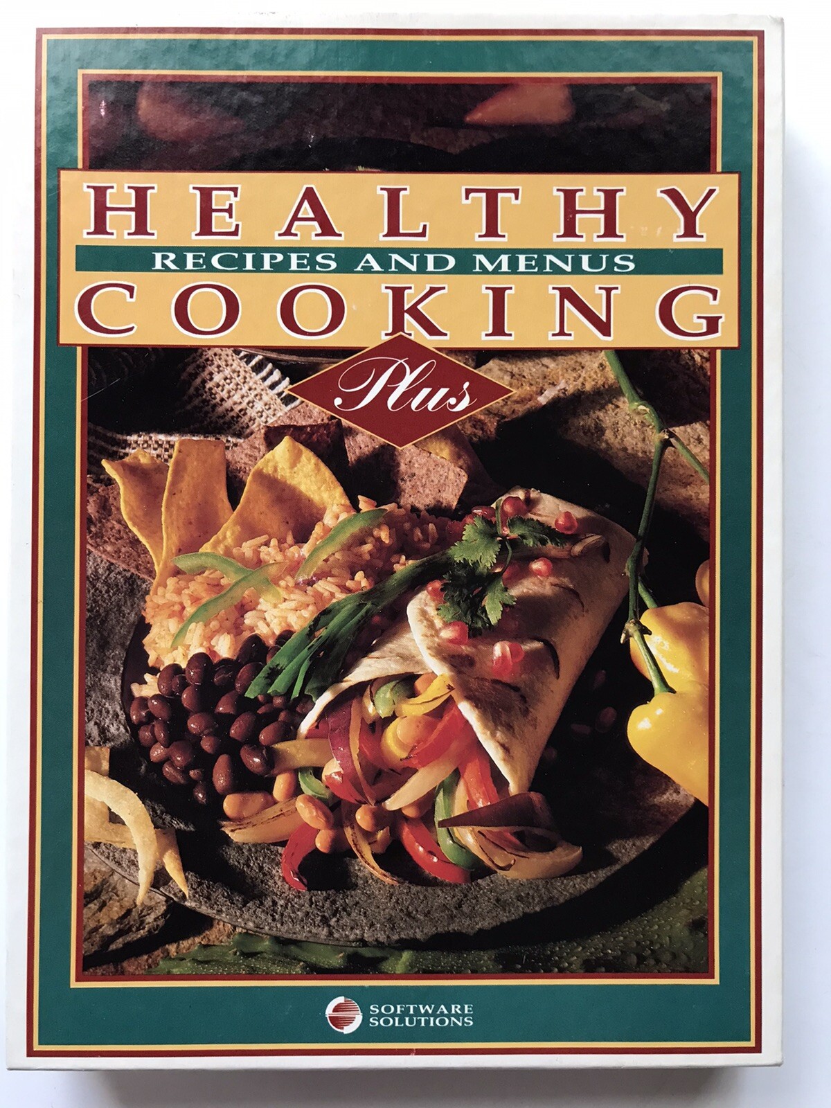 VINTAGE 1992 HEALTHY COOKING RECIPES AND MENUS BIG BOX DIGITAL DISKS FOR IBM PC