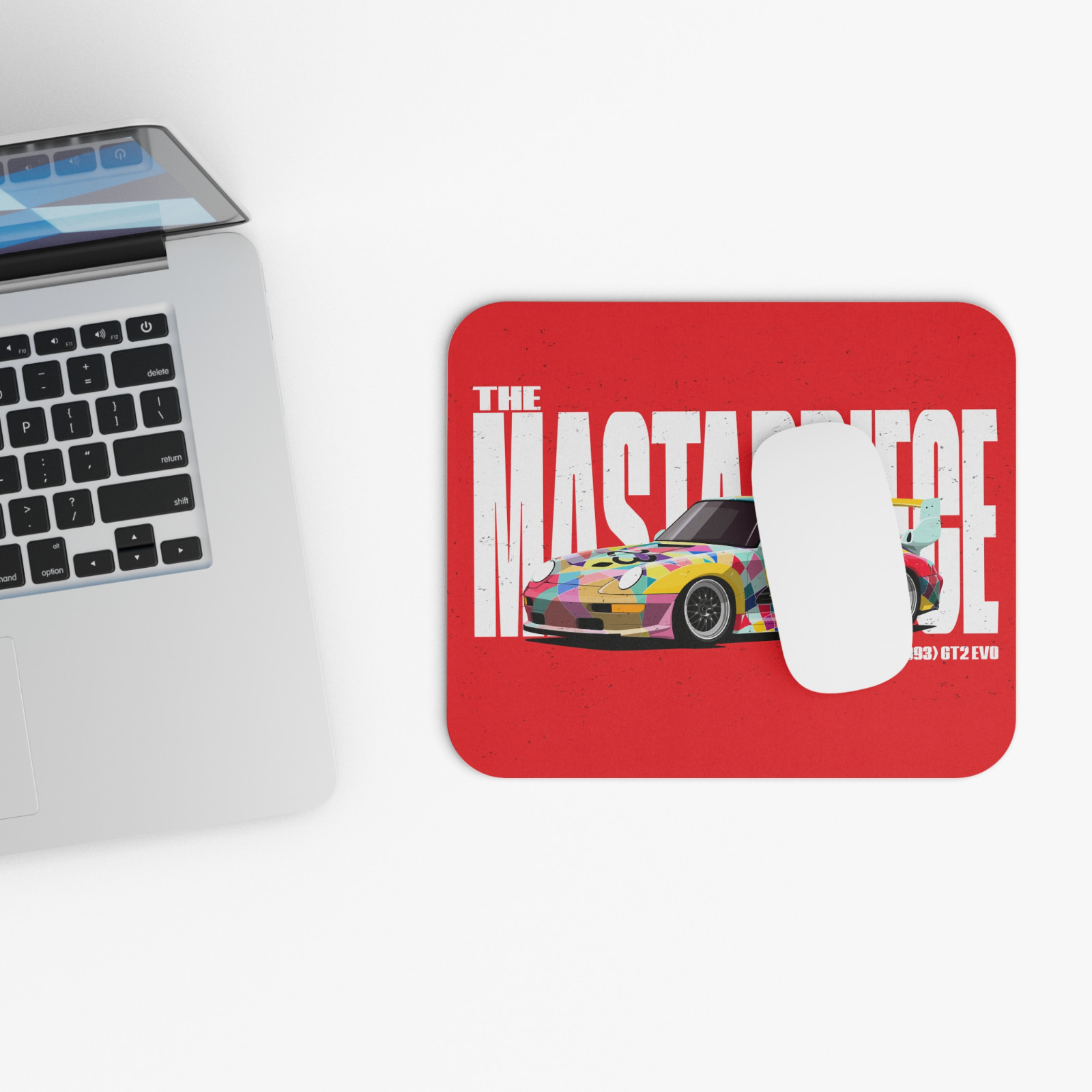 911 Supercar Mouse Pad, Vintage 993 GT2 EVO Race Car  Special Art Gamer Desk Mat