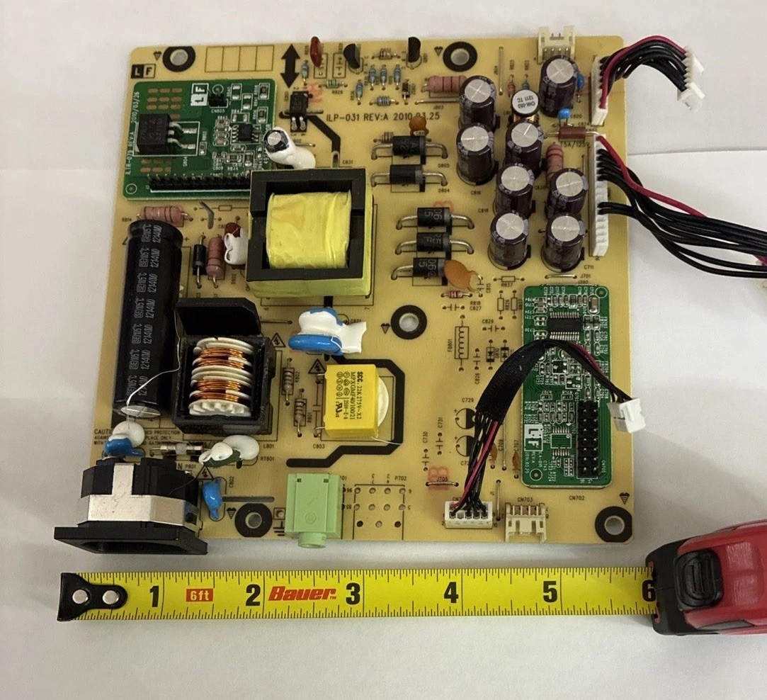 ViewSonic VG2436wm-LED Power Supply Board 491A01021400R ILP-031 Rev A OEM