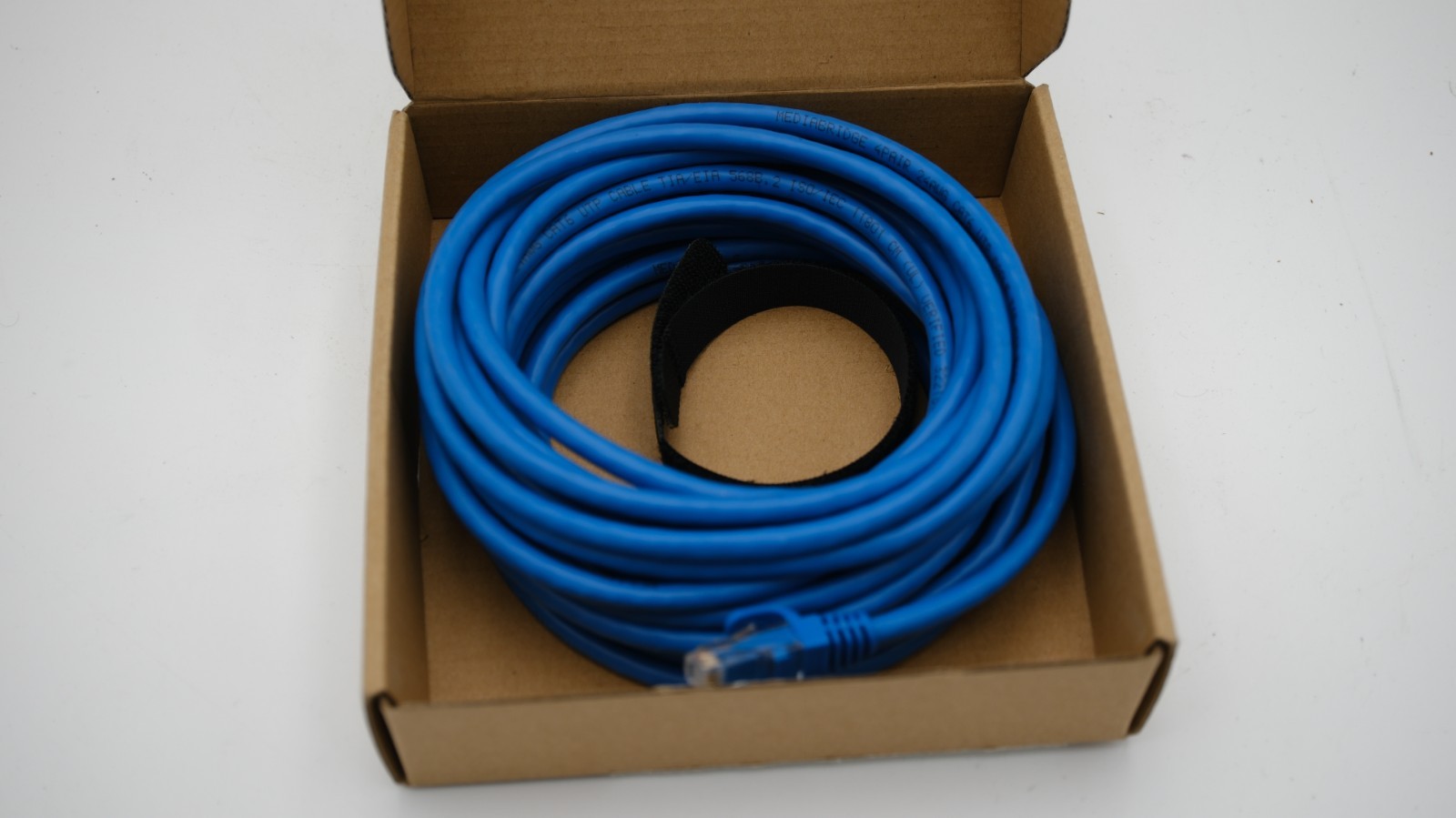 Lot of 3 Mediabridge Blue  CAT6 Ethernet LAN Network RJ45 Patch Cable 25FT