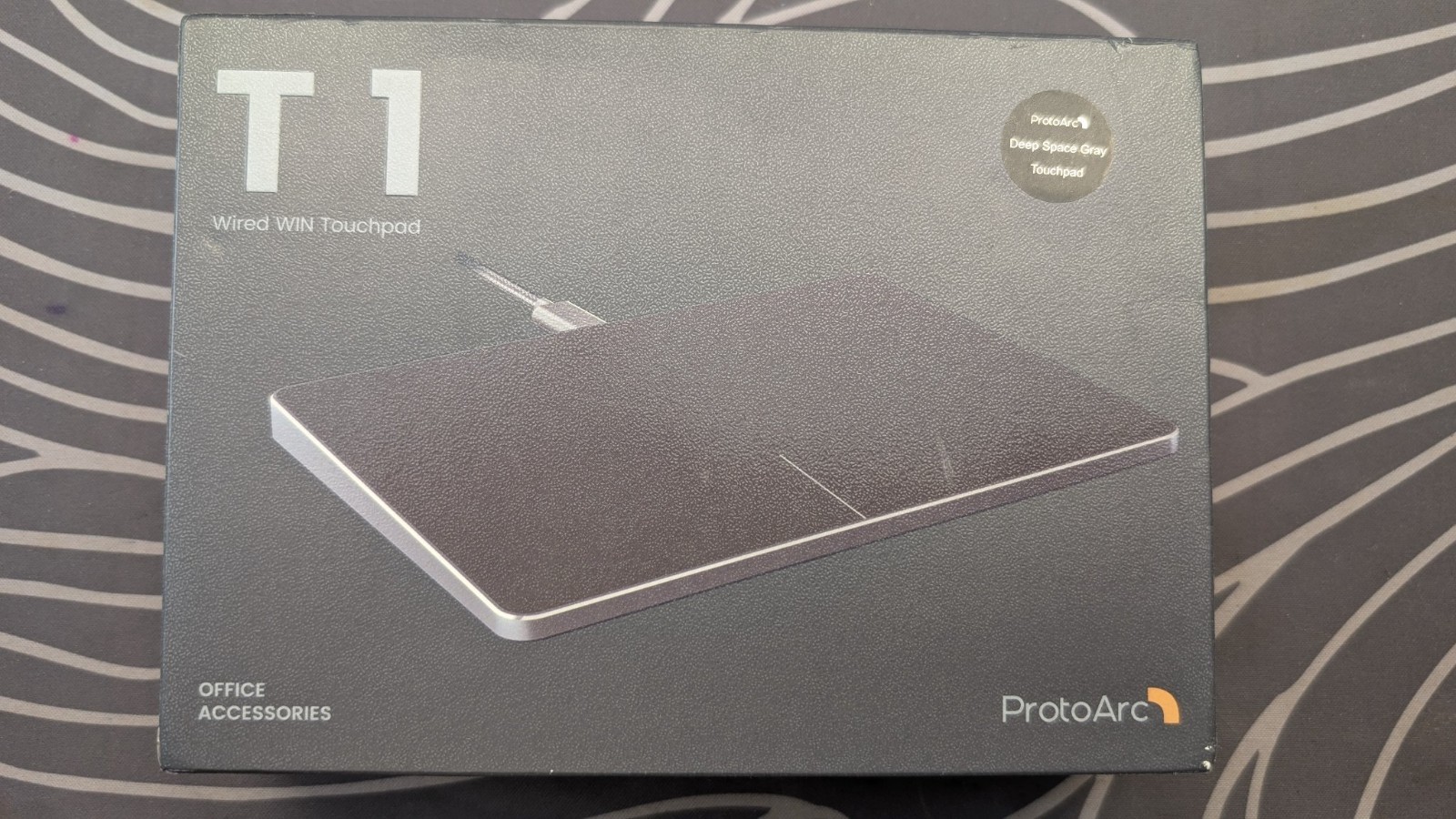 ProtoArc T1 Wired Trackpad for Windows - Deep Space Gray