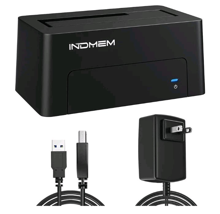 INDMEM SAS to USB 3.0 Adapter, SAS/SATA Hard Drive Enclosure Reader