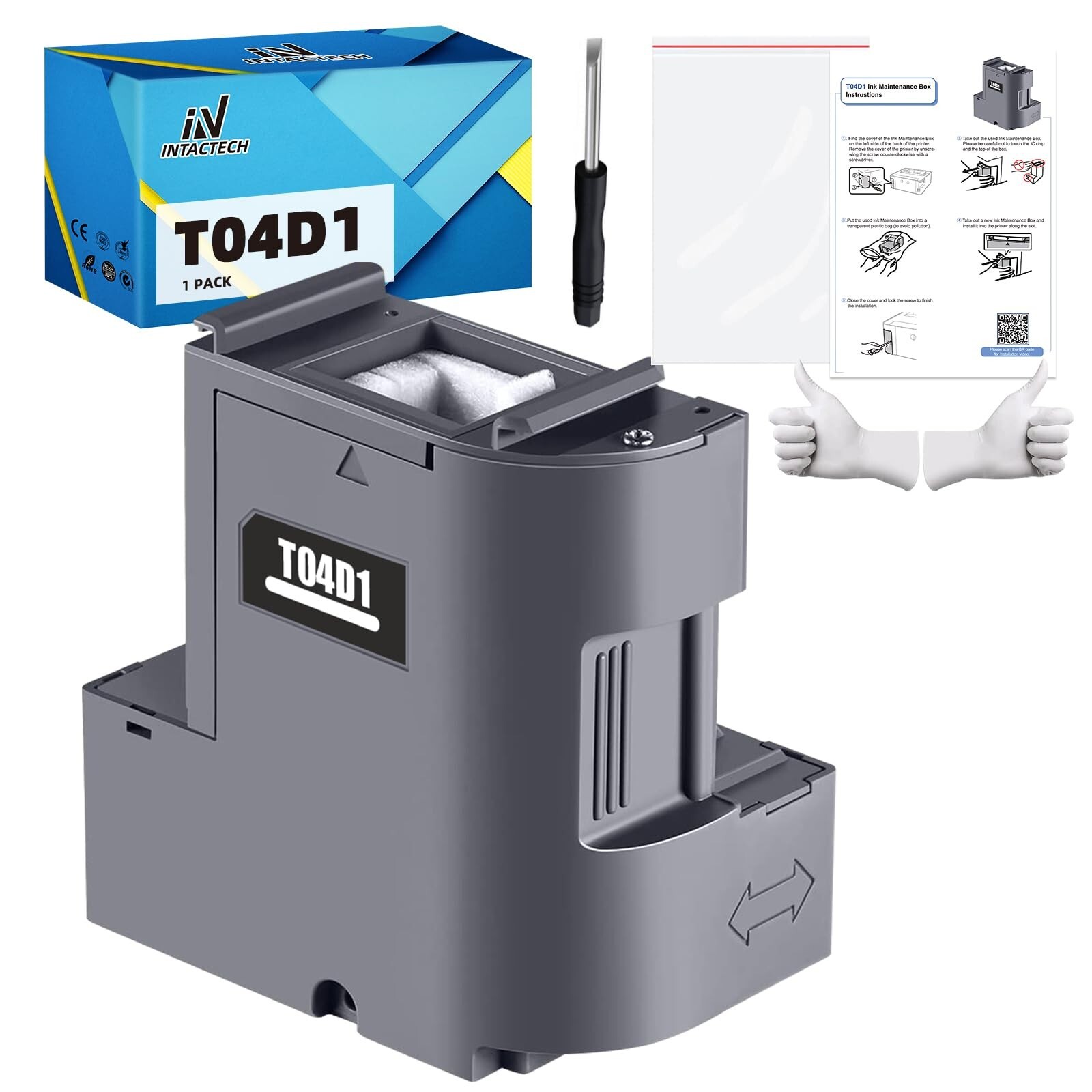 T04D1 Ink Maintenance Box Tank (T04D100 / EWMB2 / E-04D1) for ET-15000 ET-375...