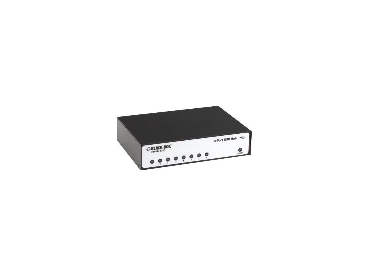 BlackBox Network Services IC1023A 8port Usb Hub Rs232 Perp