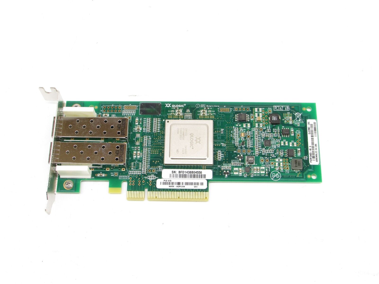 QLogic Cisco QLE2562 2-Port Dual Port Adapter Network Card 74-7179-01 A0