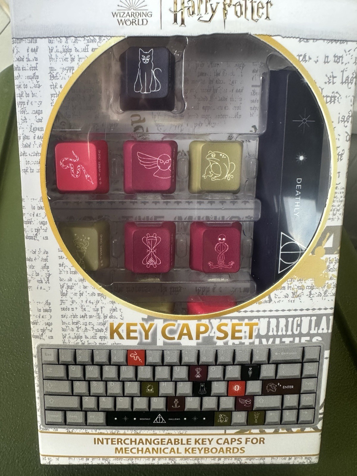 Harry Potter Interchangeable Keycap Set  12- Wizarding World Mechanical Keyboard