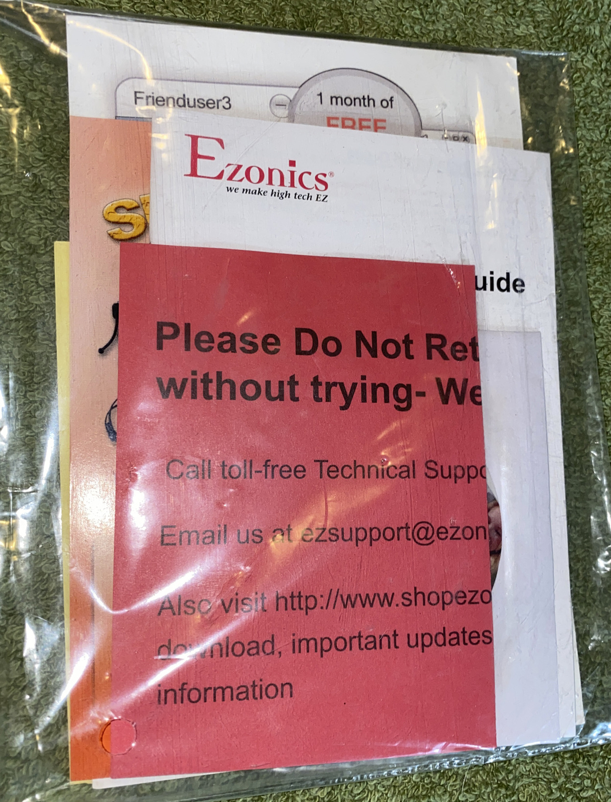 Ezonics EZCam IV, Plus, Chat Kit Quick Installation Guide & Discs NEW
