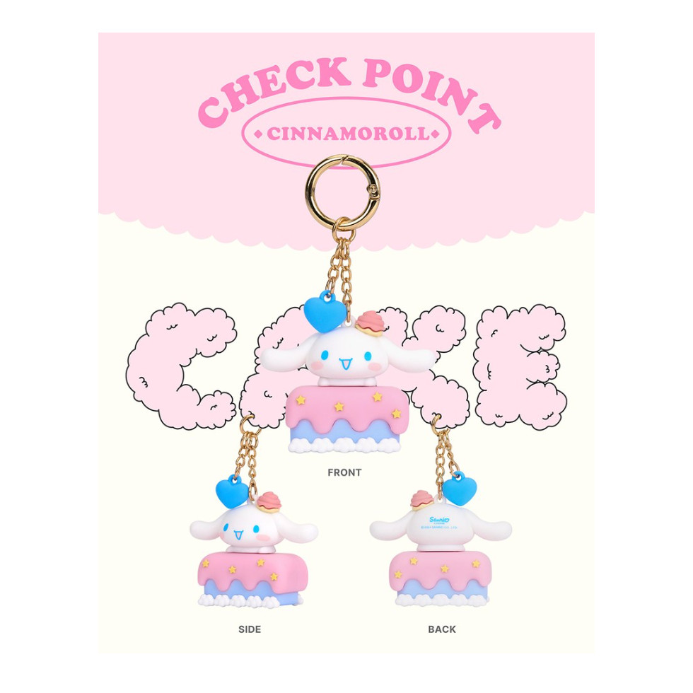 Sanrio Character 64GB USB Figure Keyring Keychain Bag chain Cinamoroll & Kuromi