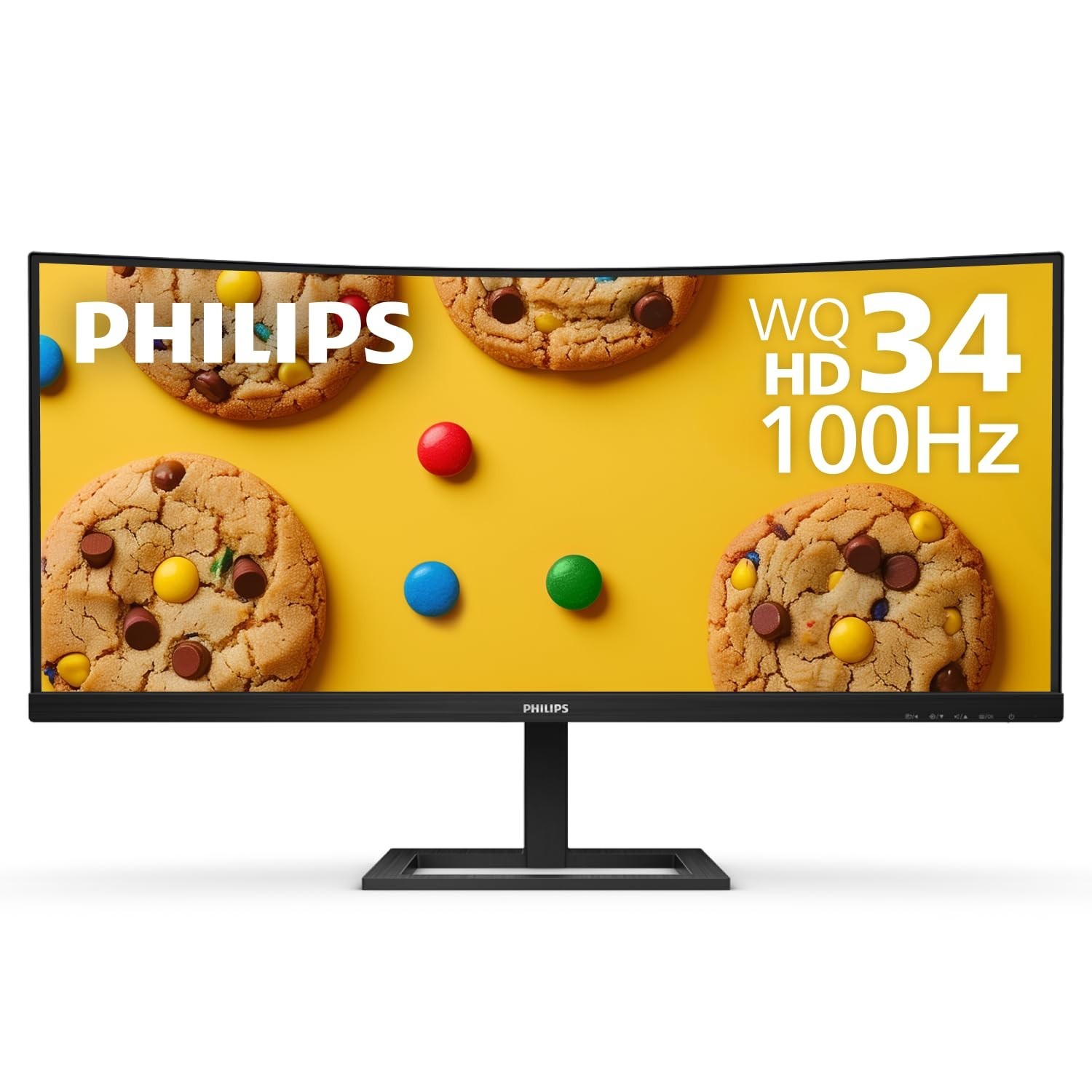 Philips 346E2CUAE 34'' Curved Frameless, UltraWide QHD 3440x1440,100Hz, 121% ...
