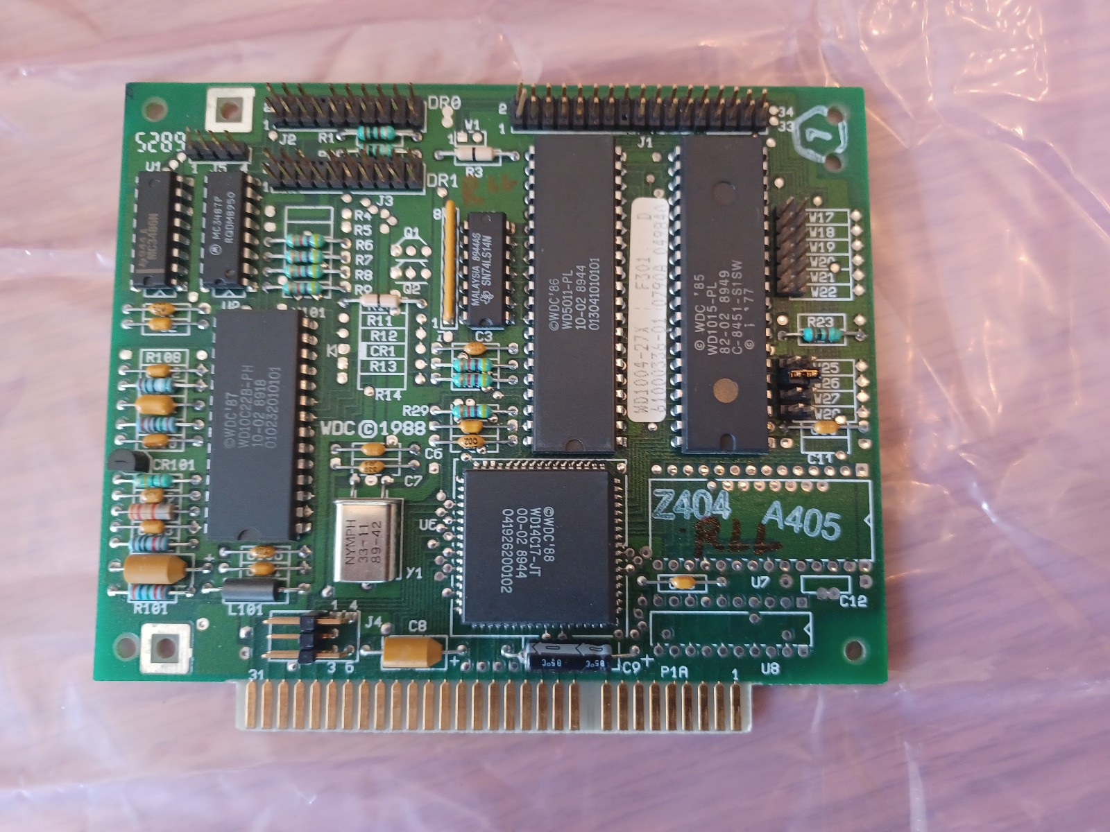 WD1004-27x (1988) Western Digital Hard Drive Controller Untested