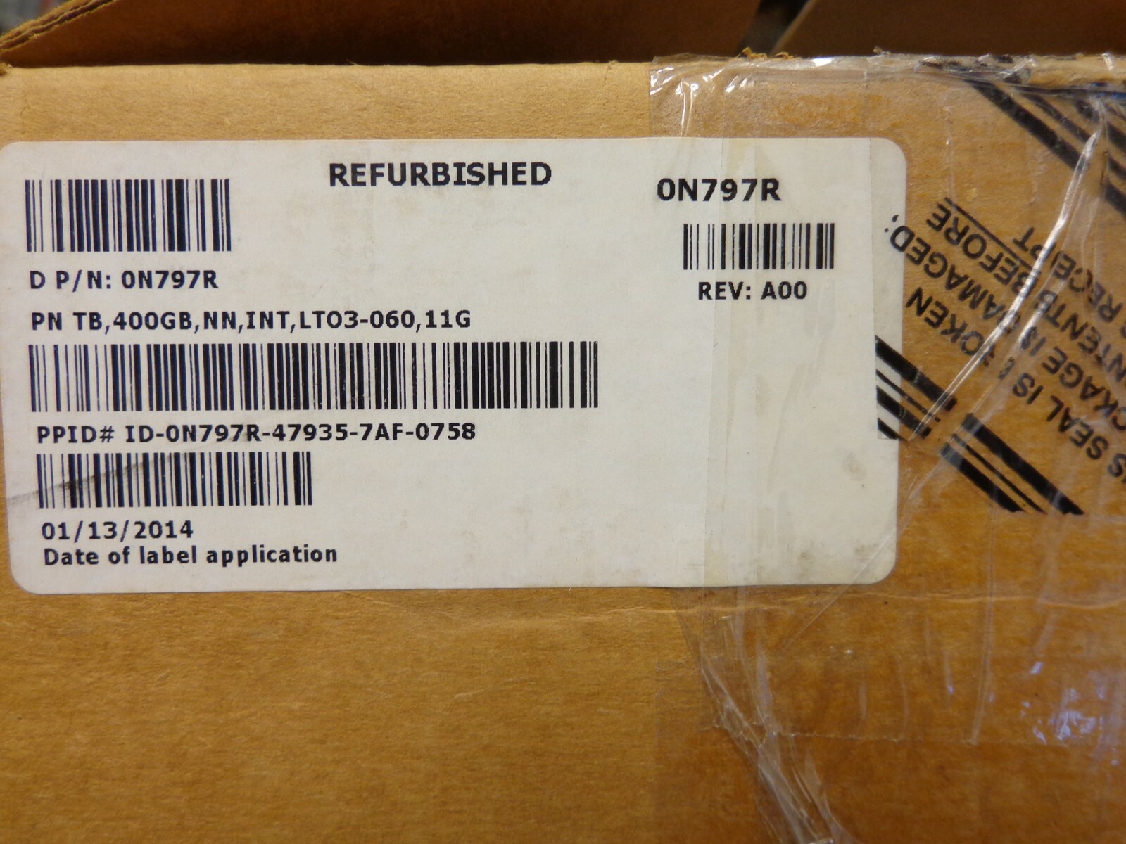 DELL Quantum LTO-3 Tape drive INTERNAL LVD 0N797R LTO3-060 TE8151-261 060q_int