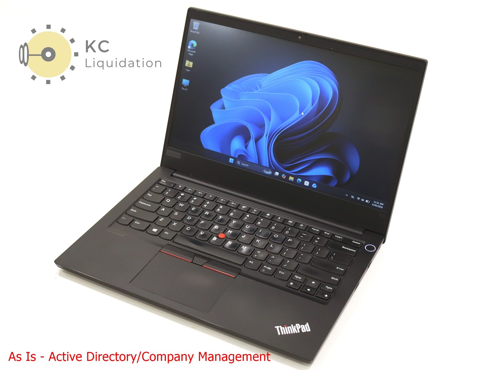 Lenovo ThinkPad E14 14" Intel i5-10210U 16GB 256GB NVMe Win 11 Pro - As Is Read
