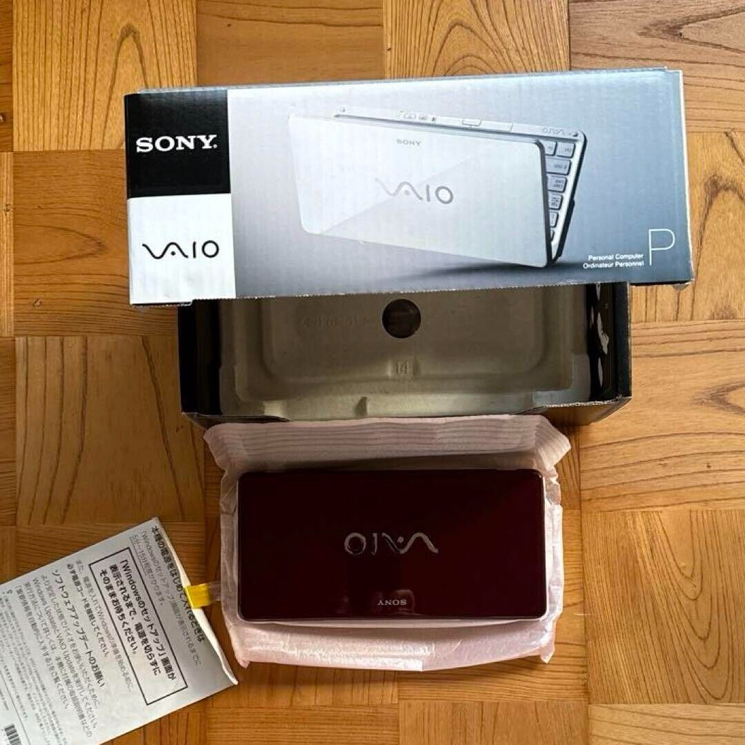SONY VAIO Type P VGN-P70H VGN-P70H Red working w/ charger from Japan