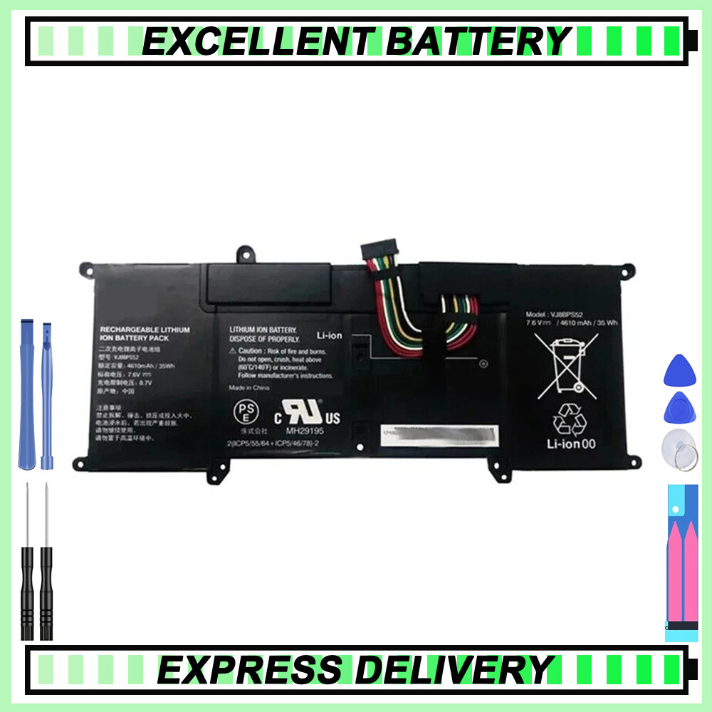 VJ8BPS52 laptop battery for VAIO VJPG11C11N VJPG11C12N SX14 7.6V