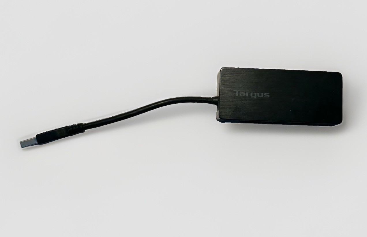 Targus USB 3.0 4-Port Hub Model ACH155 SKU ACH124US Black Data Splitter PC Mac