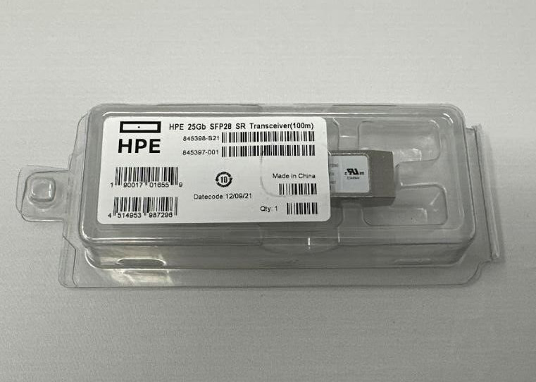 HPE 25GB SFP28 SR 100M 849442-001 845398-B21