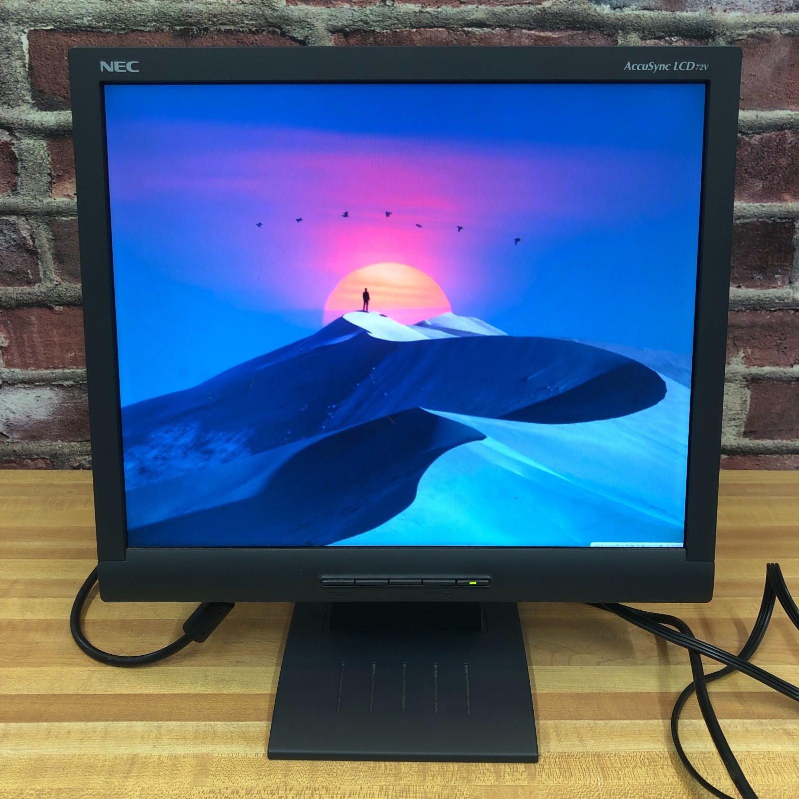 NEC LCD72V AccuSync 17" 5:4 LCD VGA Computer Monitor Panel 1280x1024 75Hz