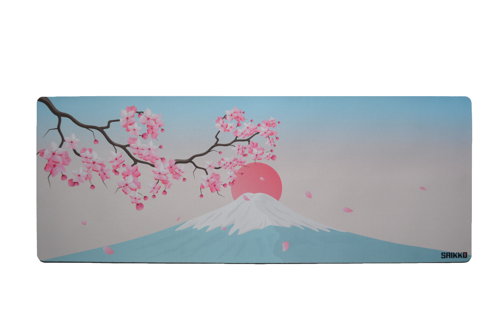 Cherry Blossom Large Desk Mat Mouse Pad 12x32 Sakura Gaming Keyboard Mat
