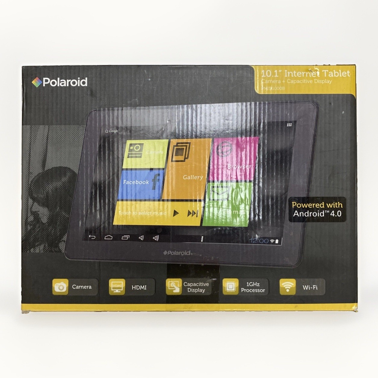 Polaroid 10.1” Tablet PMID1000B 4gb Storage 1gb RAM HDMI microsd USB Bundle