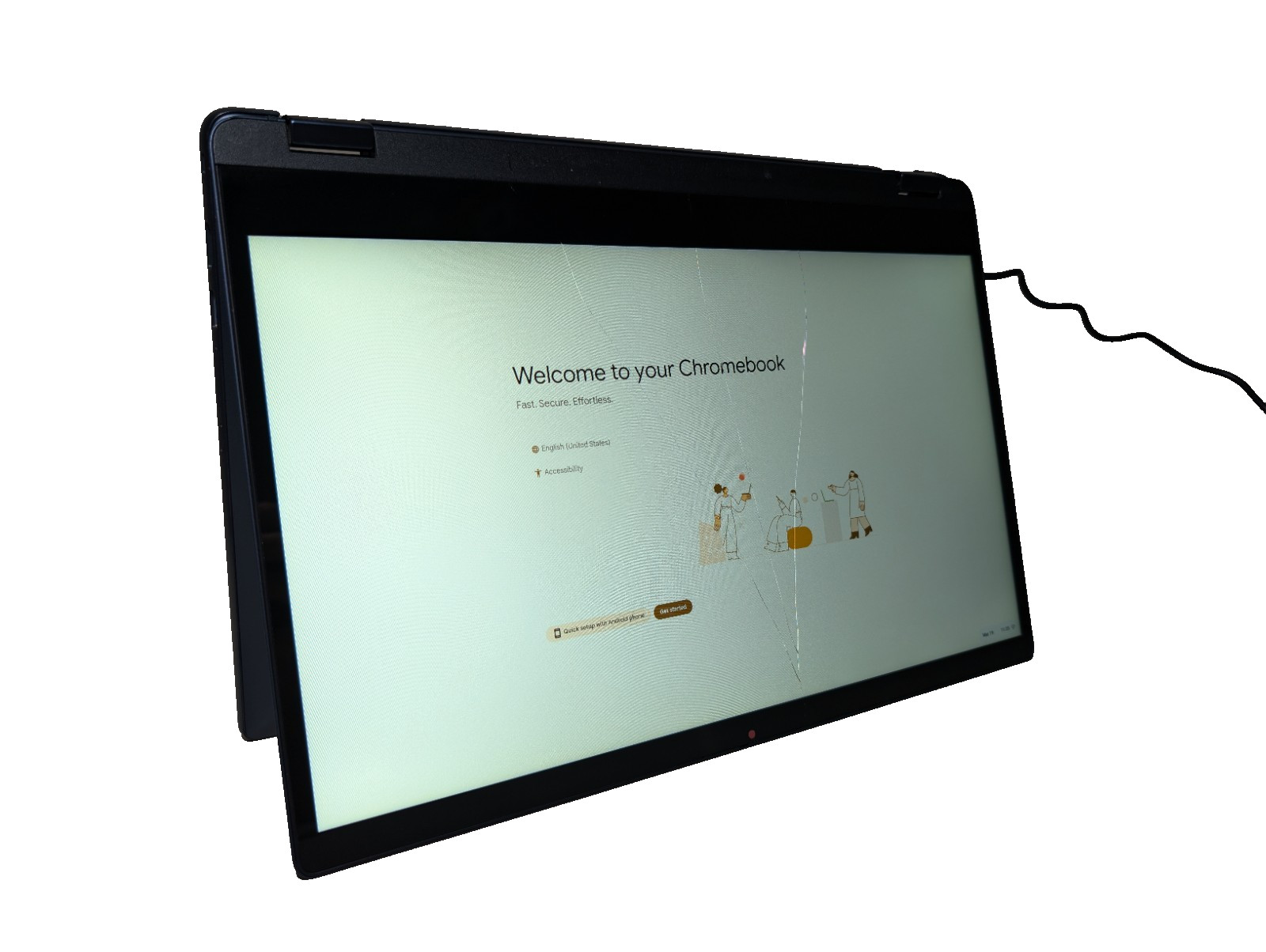 15" Lenovo IdeaPad Flex 3i Chromebook Touchscreen Blue | Intel 4GB RAM 64GB FHD