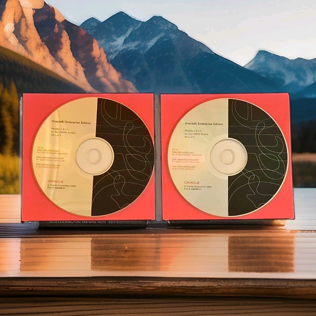 Oracle8i Enterprise Edition Release 3 8.1.7 Sun SPARC Solaris 2-CD Set Vintage