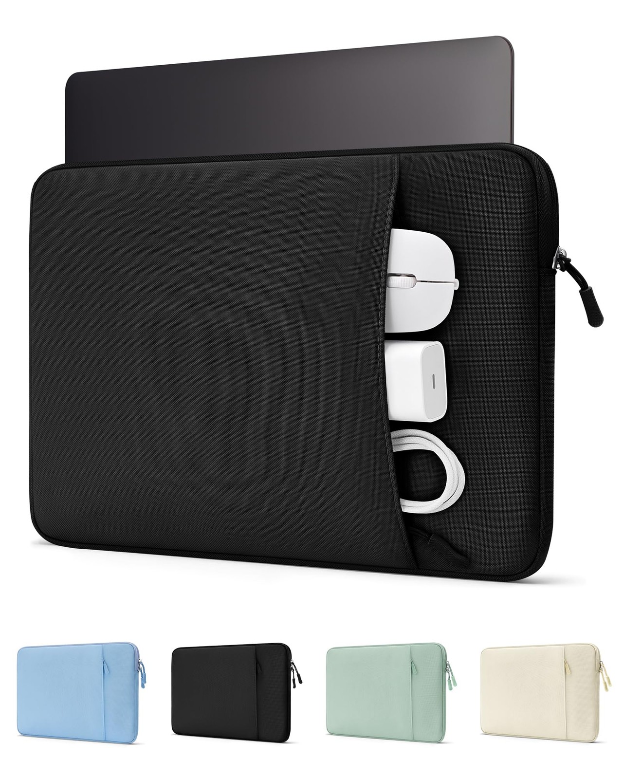 ProCase Laptop Sleeve 13" for MacBook Neo/Air/Pro with 13-inch, Black