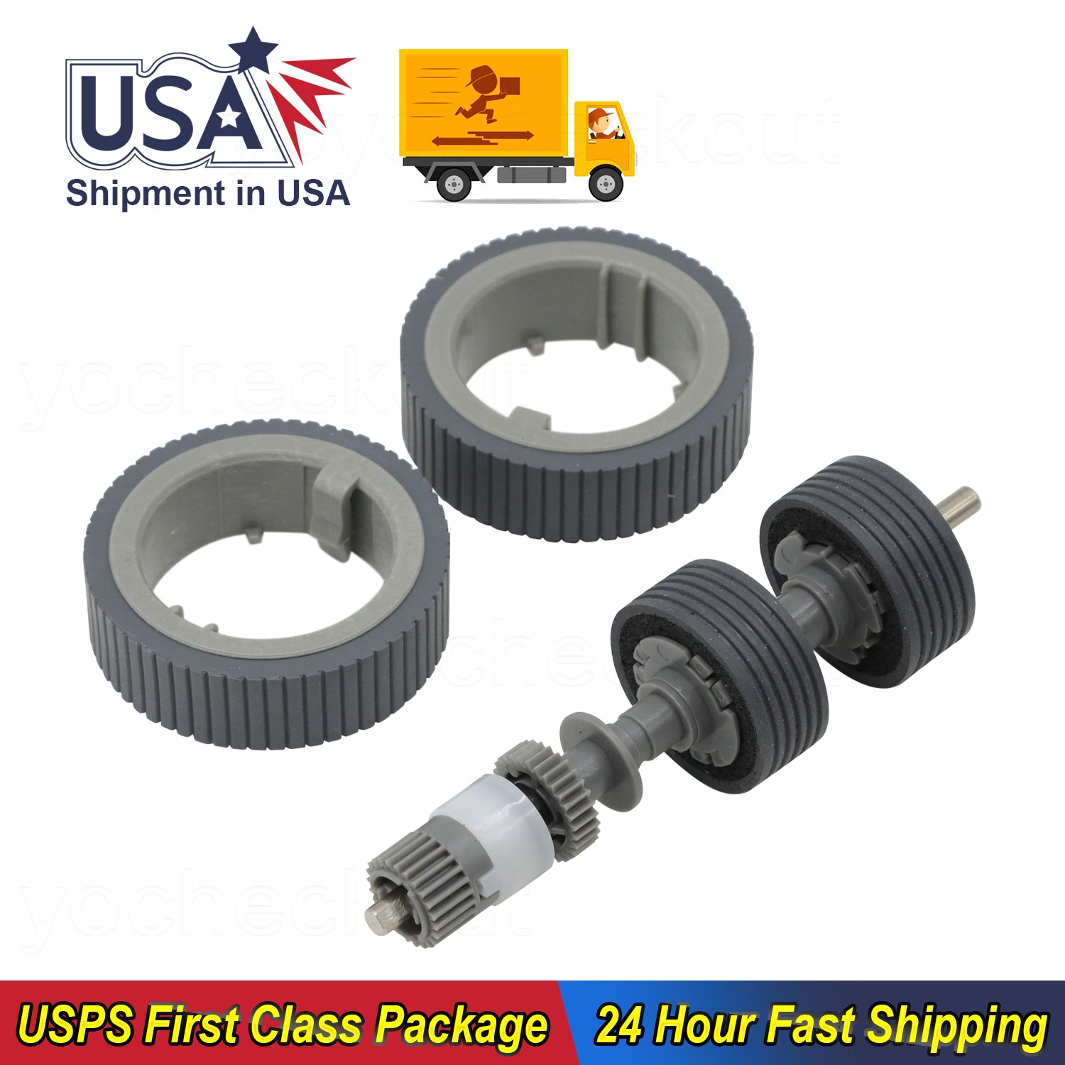 PA03810-0001 PA03810-0002 For Fujitsu fi-8150 fi-8250 fi-8290 Pick Brake Roller