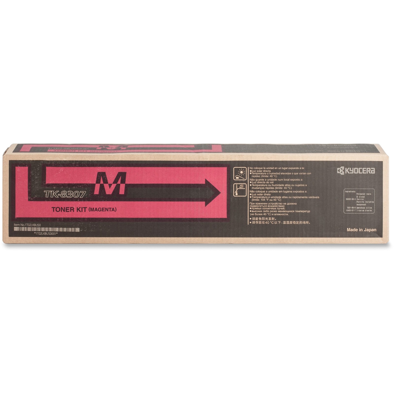Original Kyocera TK-8307M Magenta Toner. New Sealed Toner, We Ship Fast