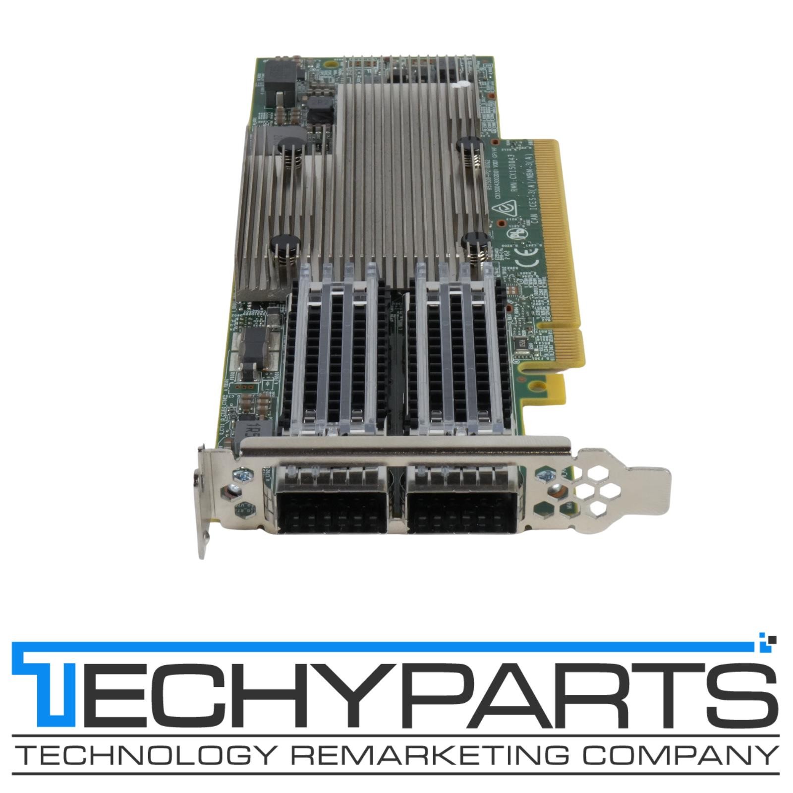 Broadcom P2100G BCM957508-P2100G Dual Port 100GbE QSFP56 PCIe 4.0 x16 NIC LP