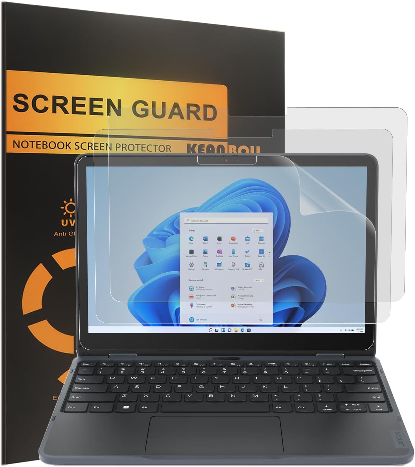Designed for New 2024-2025 Lenovo 300w 2-in-1 Gen 4 Gen 5 11.6-Inch Laptop Scree
