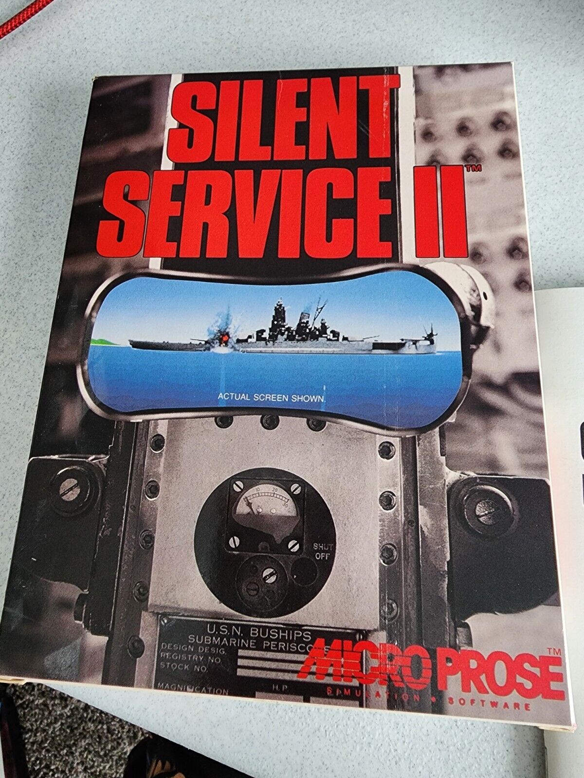 Secret Service 2   PC Floppy Disk Set 1990 Microprose Complete Mint