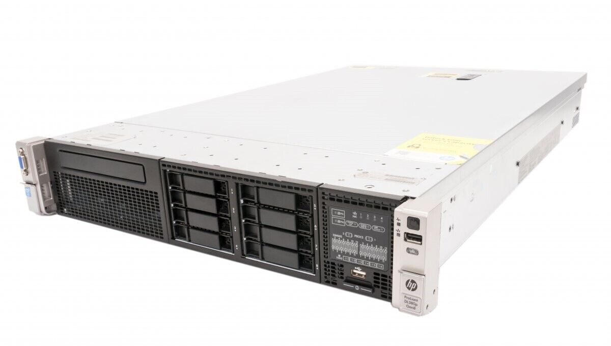 HP Proliant DL380p G8 2x E5-2680 2.7ghz 16-Cores / 64gb / P420i / 2x 300gb