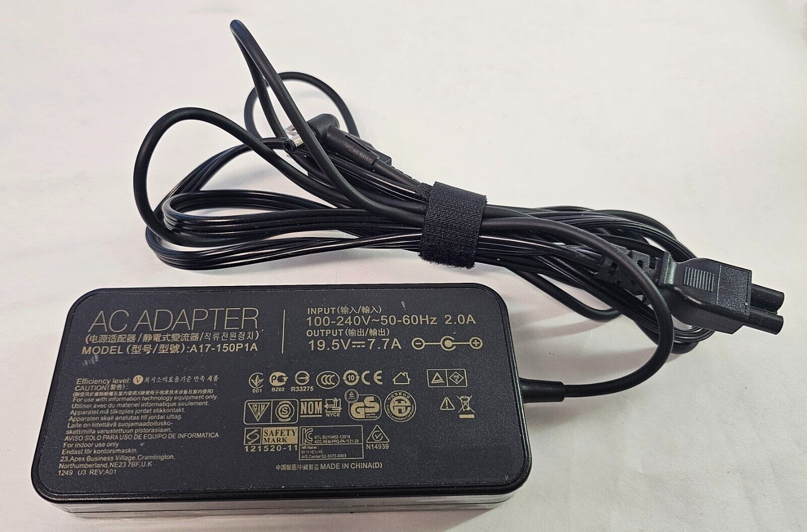 Genuine ASUS Laptop Power Adapter Charger A17-150P1A 19.5V 7.7A 150W
