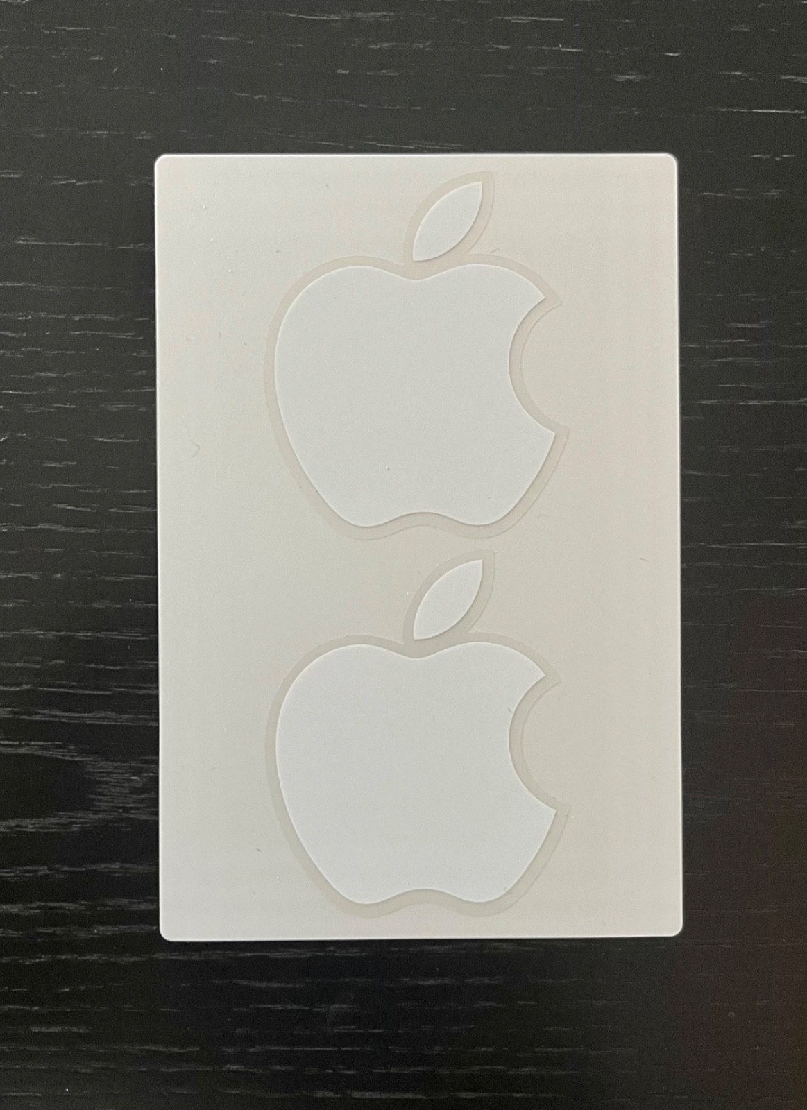 Apple White logo Sticker decal iPhone iPod Original 1.75” X 2”