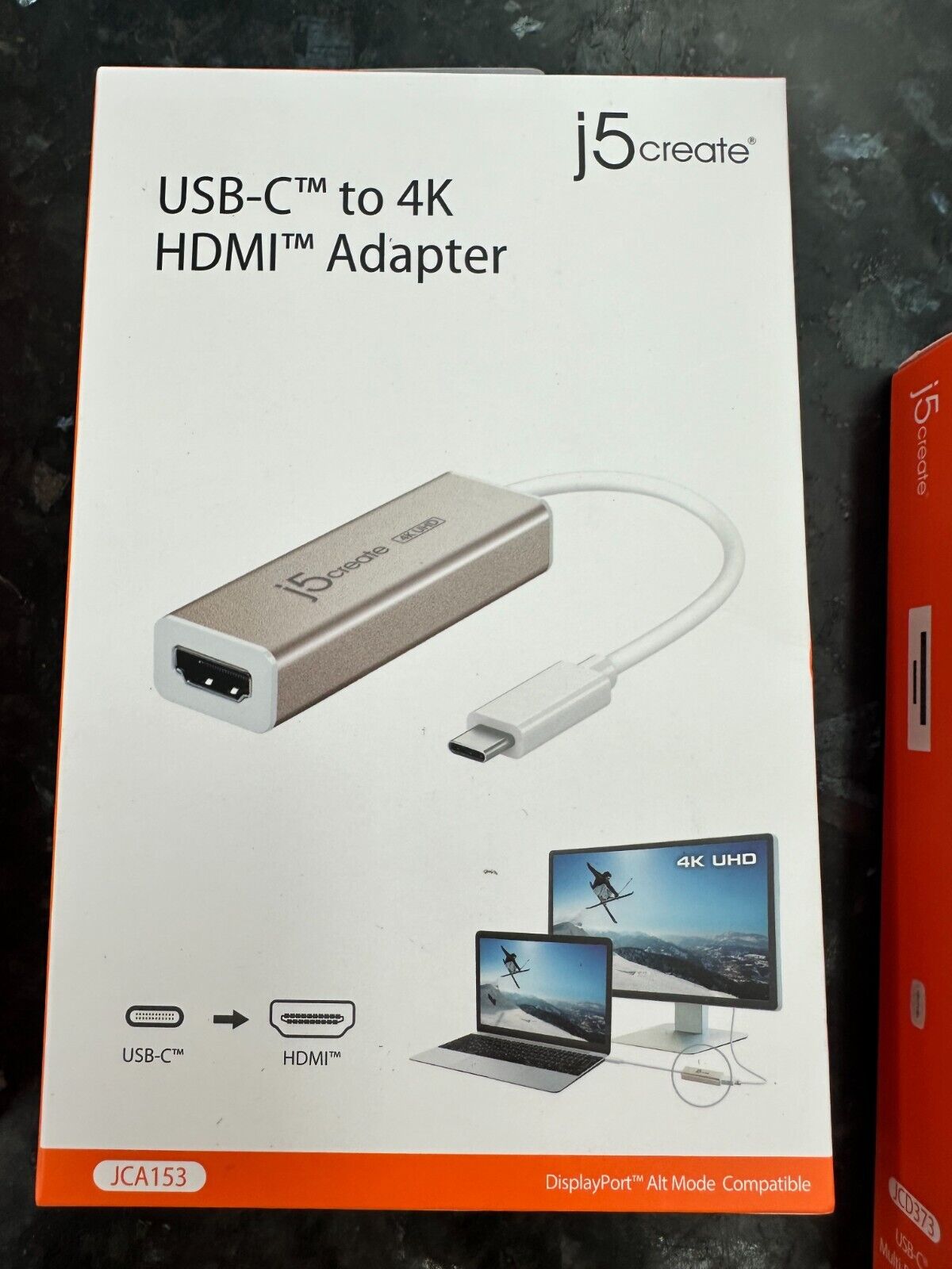 New & Sealed - j5Create JCD381 USB-C Dual HDMI Mini Dock w/ Ethernet (E10033427)
