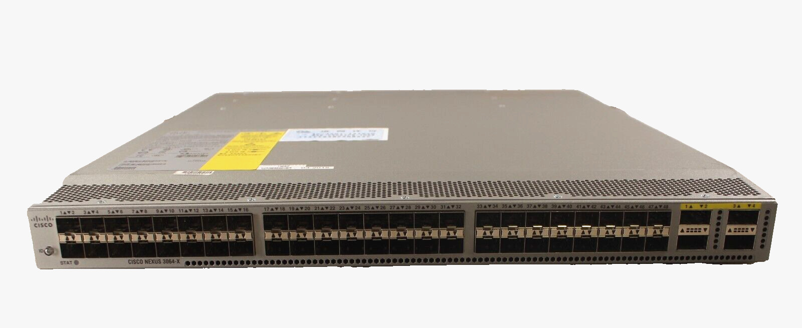 Cisco Nexus 3064-X N3K-C3064PQ-10GX 48-Port 10GbE SFP+ Switch Double AC 400W