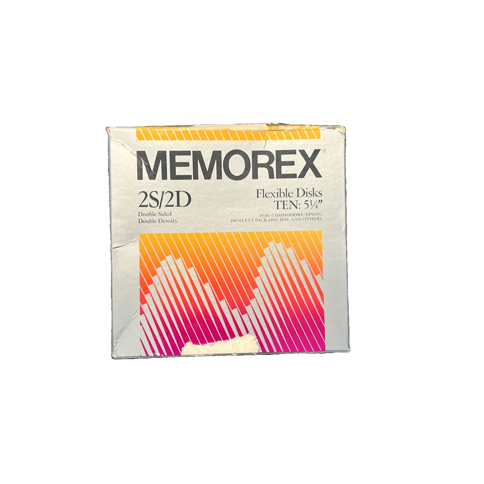 Memorex 2S/HD Double Sided High Density 5.25" Floppy Disk 9/ 10 Open Box Blank