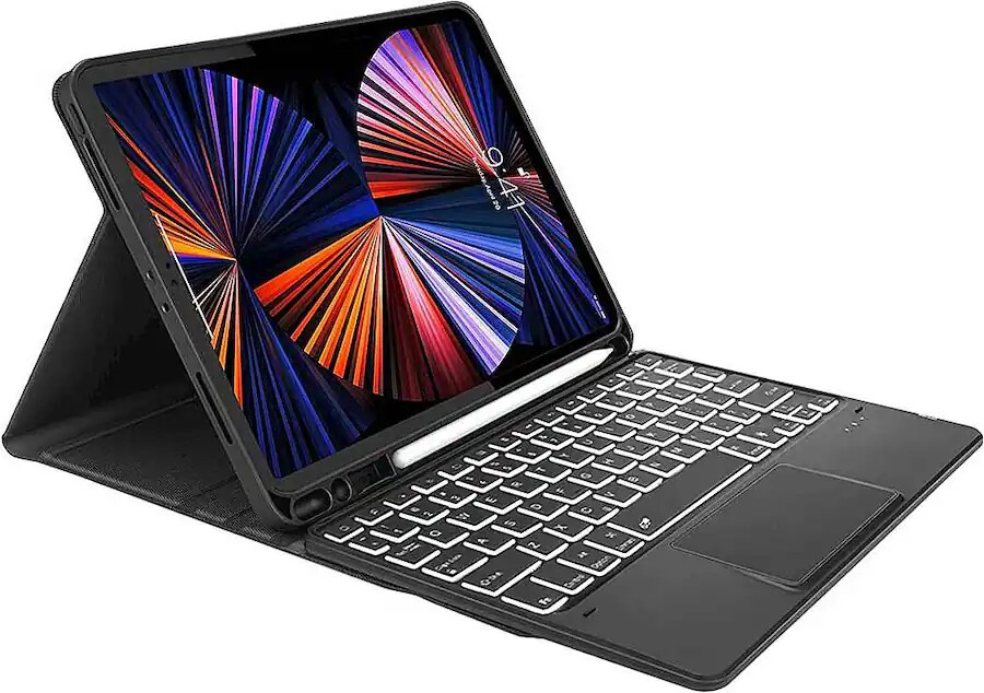 SAHARA iPad Pro 12.9 4th/5th/6th Gen Navigate Folio Keyboard Case