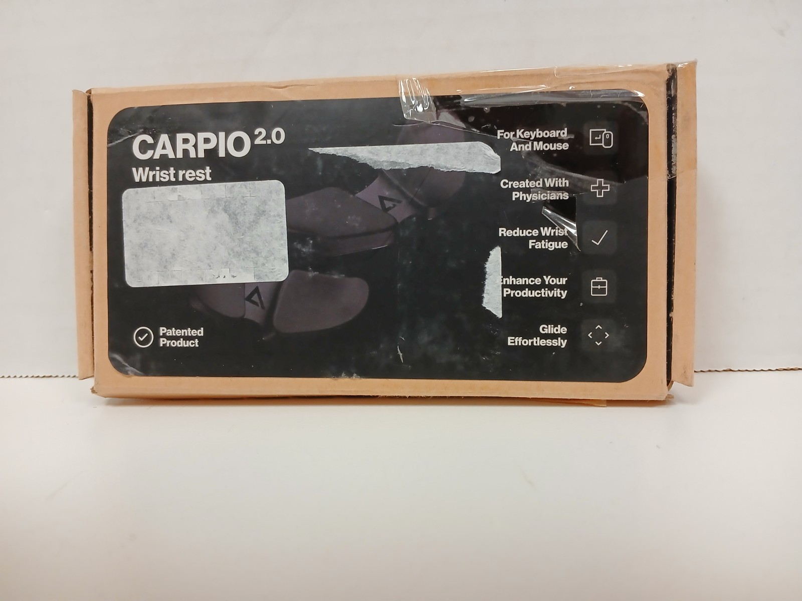 DELTAHUB Carpio 2.0 Wrist Rest Large Left and Right, Black