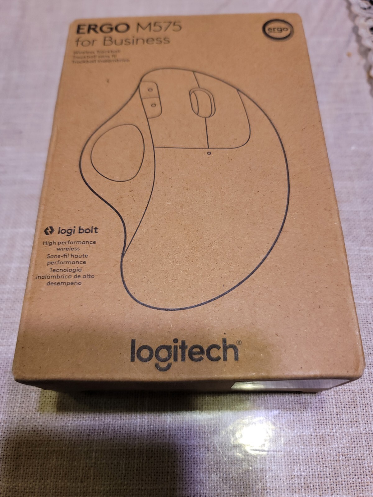 FACTORY SEALED Logitech MOUSE,ERGO,M575 for Business ,GR 910-006197