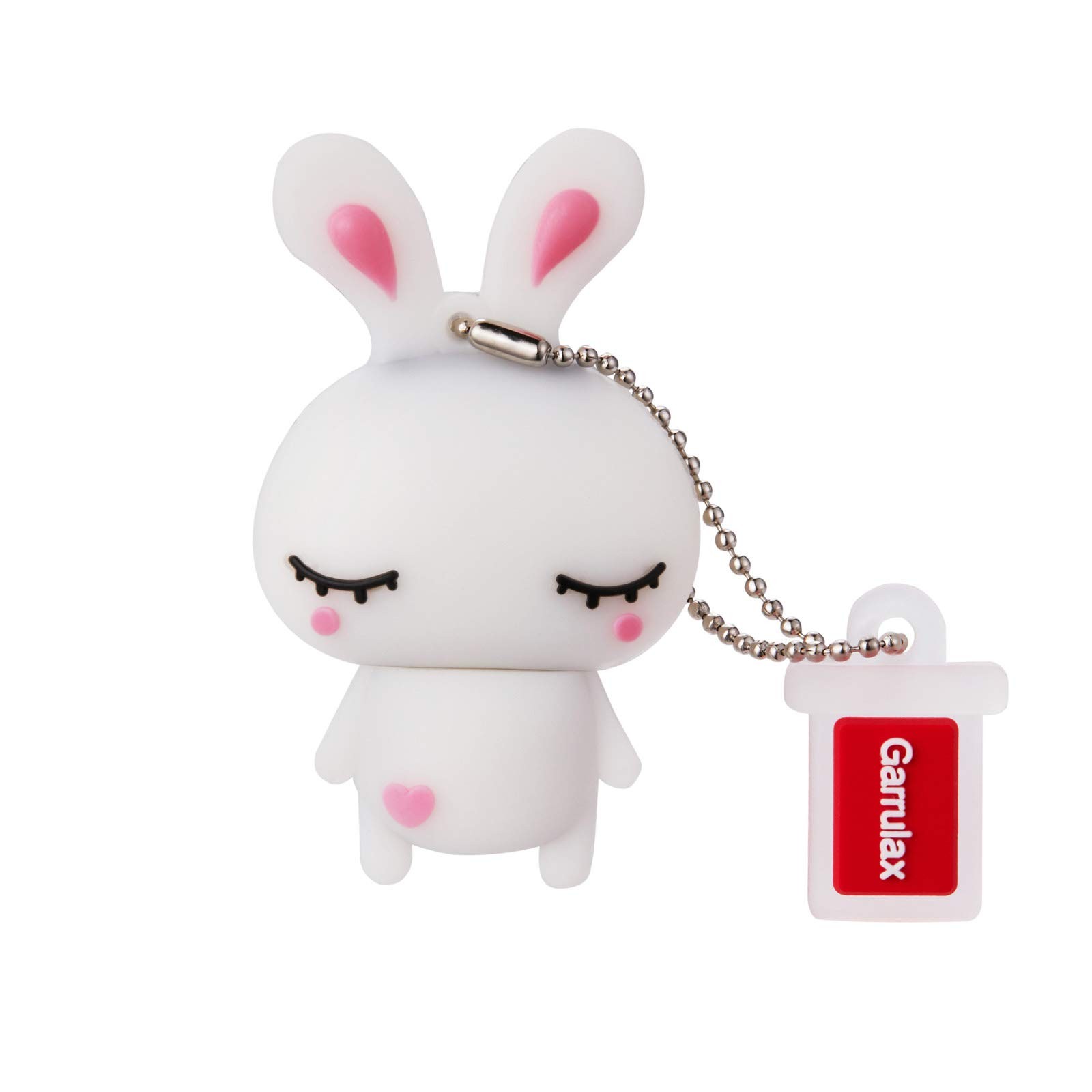 GARRULAX USB Flash Drive, 8GB / 16GB / 32GB / 64GB USB2.0 64GB, White Rabbit
