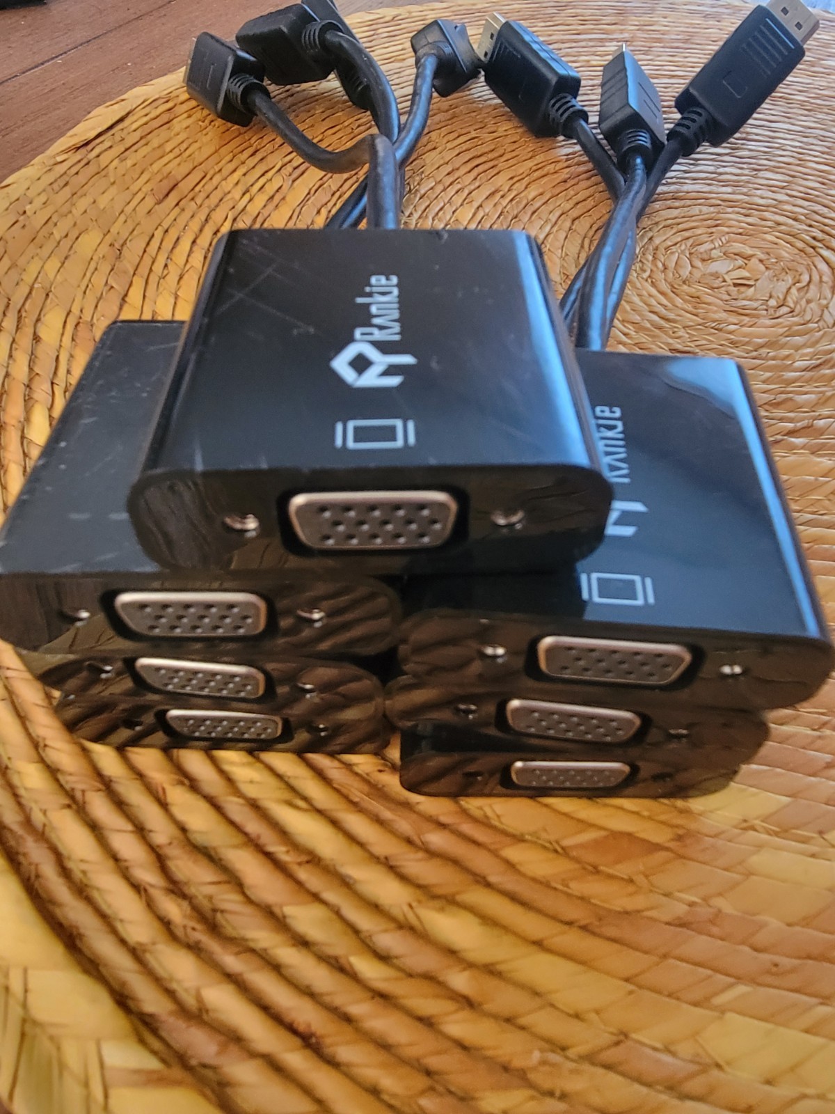 7x Rankie USB 3.0 to VGA SVGA Adapter Converter Cable Multi Monitor Video Lot