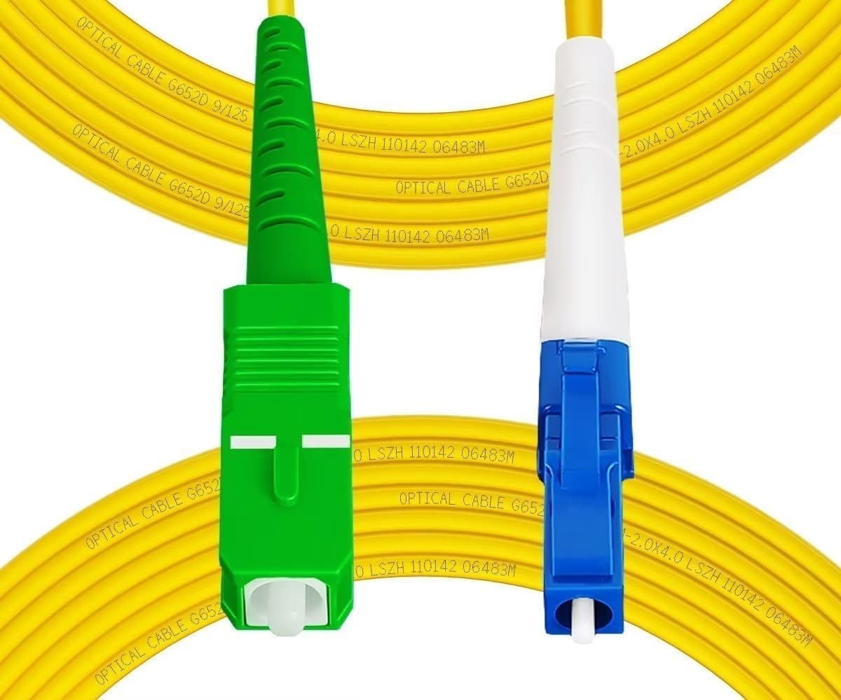 OS2 LCU to SCA Fiber Optic Cable,Singlemode Simplex, 3m(10ft)