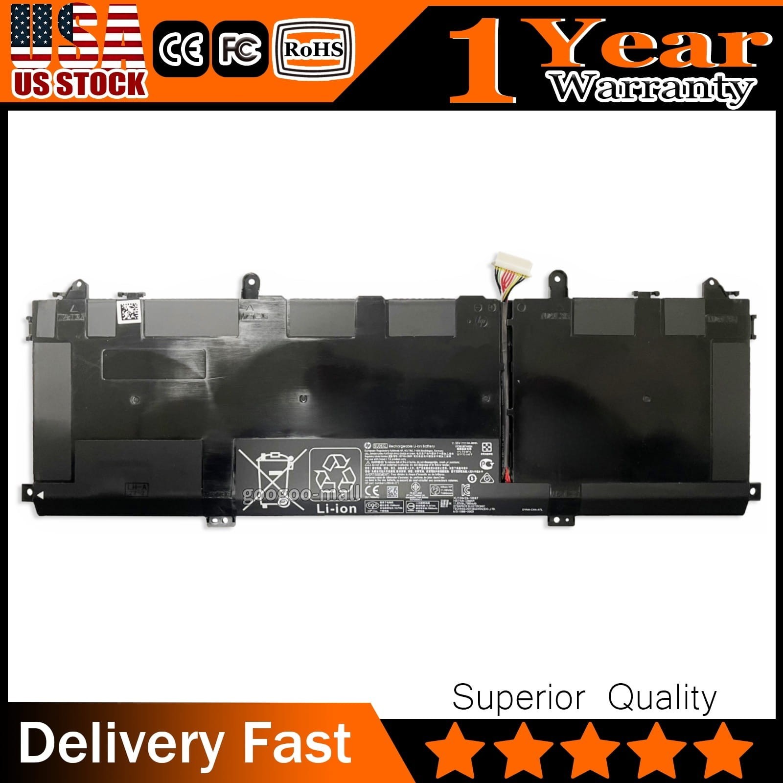 New Genuine OEM SU06XL Battery for HP Spectre X360 5-DF0001NX 15-DF0001TX series