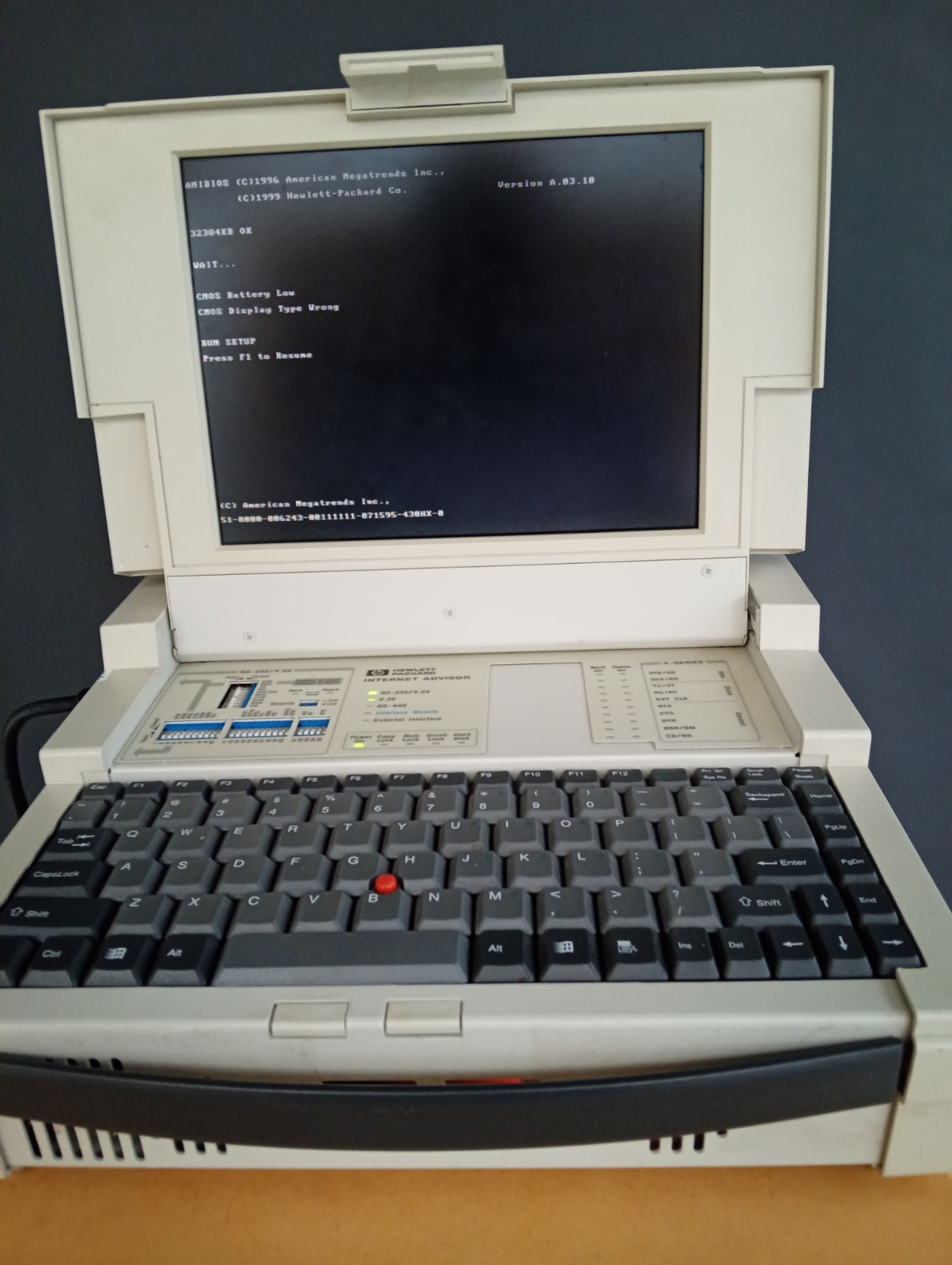 Vintage Hewlett-Packard Internet Advisor 1996